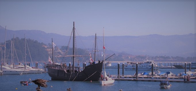 Barco-Baiona-Arribada-Nabia